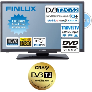 Finlux TV22FDMC4760 -T2 SAT DVD 12V