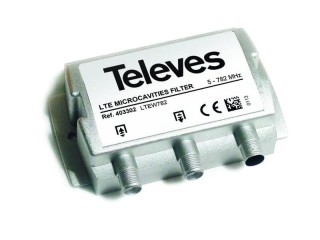 Televes 403302 LTE filtr 5-782 MHz, microcavity