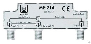 Alcad ME-214 slučovač TV/ SAT