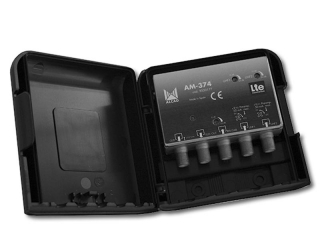 Alcad AM-374 zesilovač 3 vstupy, BIII/ DAB - UHF - UHF, LTE kompatibilní